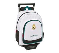 Real Madrid EQUIPACIÓN 26/27 - Sac à dos pour enfant avec chariot Safta 705, idéal pour les enfants de différents âges, confortable et polyvalent, qualité et résistance, 28 x 10 x 34 cm