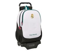 Real Madrid EQUIPACIÓN 26/27 - Sac à dos scolaire avec chariot, idéal pour enfants de différents âges, confortable et polyvalent, qualité et résistance, 33 x 15 x 43 cm