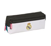 Real Madrid EQUIPACIÓN 26/27 - Trousse triple petite, idéale pour les enfants d'âge scolaire, confortable et polyvalente, qualité et résistance, 22 x 6 x 8,5 cm