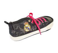 Real Madrid Manualidades/Escolares Unisex Adulto Estuche portatodo Zapatilla Black' 811924-830 Bagage Enfants, Unisexe, Multicolore, Talla única