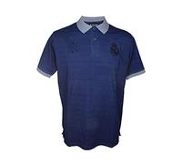 Real Madrid FC - Polo - Homme Bleu Gris - Bleu - L