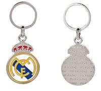 Real Madrid LLavero Bouclier métallique Classique en Relief [AB2179]