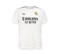 Real Madrid Maillot Domicile pour Adultes - Taille M/Medium - Saison 2024/2025 - Maillot de Football Blanc pour Hommes - Produit Officiel pour Les Fans du