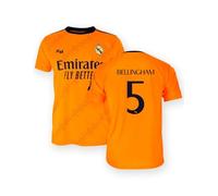 Real Madrid Maillot extérieur Bellingham pour Enfants - Taille 116 à 164 - Saison 2024/2025 - Maillot extérieur Jude Bellingham pour Enfants - Maillot Officiel des Fans du
