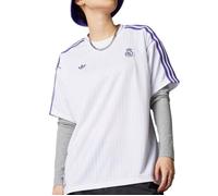 Real Madrid Maillot Lifestyle Blanc/Violet Homme Adidas Icon M