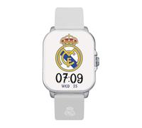 Real Madrid Montre intelligente officielle RM2005-10 blanche - Compatible avec Android et iOS, blanc, blanc