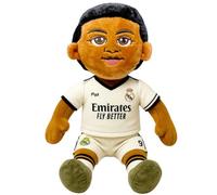 Real Madrid Peluche officielle avec motif Mbappé et uniforme 2024/25, idéale pour les fans et les collectionneurs.