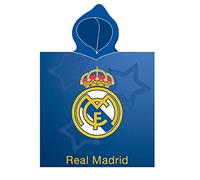 Generique Poncho-serviette Real Madrid texte jaune 55x115 cm Polyester
