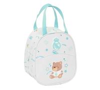 REAL MADRID PREESCOAR BLANC - Sac à goûter, qualité et résistance maximale, Porte-repas, Recreo, 19 x 14 x 22 cm