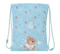 Real Madrid Preescolar Blue - Sac à dos plat junior, idéal pour enfants de différents âges, confortable et polyvalent, qualité et résistance, 26 x 34 cm