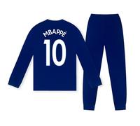 Real Madrid Pyjama long pour garçon - Cadeau officiel de football pour enfants, Reflex Blue Mbappe, 11-12 ans