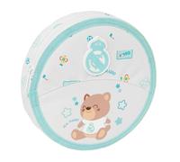 Real Madrid Trousse ronde avec 18 pièces, nettoyage facile, trousse pour enfant, idéale pour les enfants de 5 à 14 ans, confortable et polyvalente, qualité et résistance, 21 x 3,5 cm