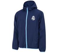 Real Madrid Veste Coupe Vent Enfant Real - Collection Officielle Taille Enfant 14 Ans