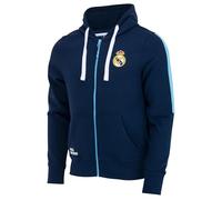 REAL MADRID Veste Sweat Capuche zippé Homme Real - Collection Officielle Football - Taille S