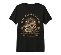 Real Masons Spread Love and Light Not Hate and Fear T-Shirt Haut de Gamme