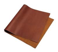 Real Mat de bureau en cuir, Mat de tapis de souris de jeu informatique, Grand botter de bureau de bureau, Accessoires de bureau de bureau de l'ordinateur portable(Brown,70x30cm)