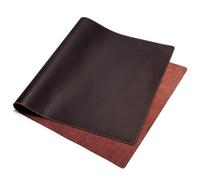 Real Mat de bureau en cuir, Mat de tapis de souris de jeu informatique, Grand botter de bureau de bureau, Accessoires de bureau de bureau de l'ordinateur portable(Coffee,90x45cm)