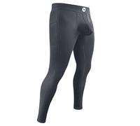 Real Men ABCD Pouch Lot de 1, 2 et 3 Pantalons de Compression pour Homme, Leggings de Yoga, Collants, Couche de Base pour Homme par Temps Froid, Lot de 1 - Gris, Taille L