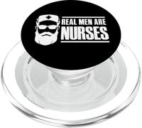Real Men are Nurses - Infirmier(ère) Médecin Urgentiste PopSockets PopGrip pour MagSafe