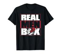 Real Men Box Boxer Boxer Boxer thaïlandais Boxer Boxer Combattant Poing Boxer Boxer T-Shirt Graphique avec Valeur