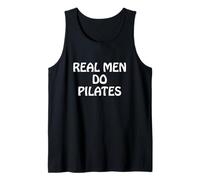 Real Men Do Pilates T-Shirt Pilates Idée Cadeau Débardeur