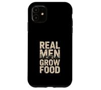 Real Men Grow Food Tracteur Country Farm Coque pour iPhone 11