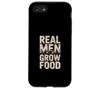 Real Men Grow Food Tracteur Country Farm Coque pour iPhone SE (2020) / 7/8