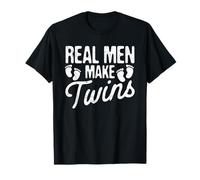 Real Men Make Twins Funny Dad Twin Grossesse Annonce T-Shirt
