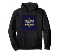 Real Men Play Mahjong Games Cadeau amusant Sweat à Capuche