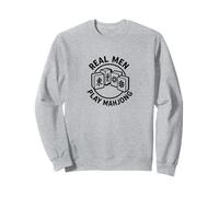 Real Men Play Mahjong Games Cadeau amusant Sweatshirt