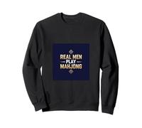 Real Men Play Mahjong Games Cadeau amusant Sweatshirt