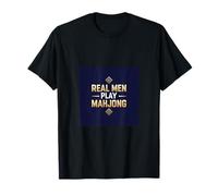 Real Men Play Mahjong Games Cadeau amusant T-Shirt