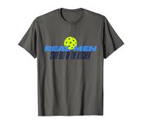 Real Men Stay Out of The Kitchen Cadeau Amusant de Pickleball T-Shirt