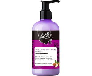 Real Natura Condicionador Sem Sal Pro-Lisos Anti Frizz Argan 300ml