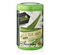 REAL NATURA - Masque hydratant à l'aloe vera sans sel 1 kg - Unisexe - Hydrate et soin intensifs pour tous les types de cheveux