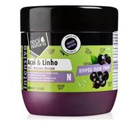 Real Natura - Masque Super Hair Food Açaí et Lin - Nutrition Intense - Hydratation & Réparation - Douceur & Brillance - Ingrédients Naturels - 500 ml
