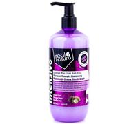 Real Natura - Shampoing Sans Sel Pro-Lisos Anti-Frizz Argan - Lissage et Hydratation - 500 ml - Anti-Frisottis et Brillance