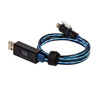 Real Power LED Floating Câble Câble Flottant 2 en 1 Schwarz/Blau