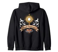 Real Presence Monstrance Jésus Sainte Communion Sweat à Capuche