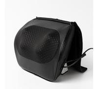 Real Relax Coussin de massage chauffant polyvalent Shiatsu pour le cou, le dos et les vertèbres lombaires, massage pétrisseur 3D pour épaules et jambes, pour la maison et le bureau