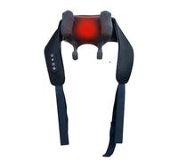 Real Relax Masseur Shiatsu 3D chauffant pour le cou, le dos, les épaules et les jambes - Coussin de massage électrique, cadeau pour hommes et femmes