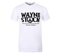 Real Slick Tees T-Shirt Wayne Stock Homme Blanc