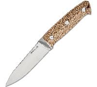 Real Steel Black Thorn Micarta Satin avec renfort en titane RE-3621NM