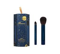 Real Techniques 2-Piece Skin Perfecting Midi Brush Duo Streak-Free Base Makeup Application Limited Edition Holiday Gift Set