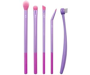 Real Techniques Brow Shaping Set, Spoolie, Brow Brushes, Tweezers, Dual-Ended Eyebrow Tools, For Styling, & Shaping Eyebrows, Get Full, Fluffy Brows, 3 Piece Set
