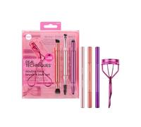 Real Techniques Double Time Brush + Lash Kit, 4 Piece Set