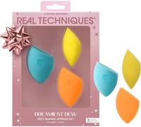 Real Techniques Dreamiest Dew Best Blends Sponge Kit, 3 Piece Limited Edition Gift Set
