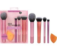 Real Techniques Ensemble De 5 Pièces Everyday Essentials +, Pinceaux À Maquillage Et Éponge À Maquillage, Pour Fond De Teint, Fard À Joues, Poudre Bronzante, Sans Cruauté Envers Les Animaux