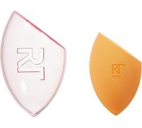 Real Techniques Étui De Voyage Miracle Complexion Sponge +, Éponge À Mélanger Pour Fond De Teint Pour Décoration De Noël,Ensemble De 2 Pièces