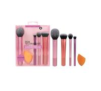 Real Techniques Everyday Essentials + Kit d'éponges de maquillage pour fond de teint, blush, poudre bronzante, fard à paupières, poudre, outils synthétiques, sans cruauté envers les animaux et